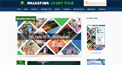 Desktop Screenshot of basketmalaspina.com