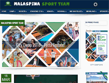 Tablet Screenshot of basketmalaspina.com